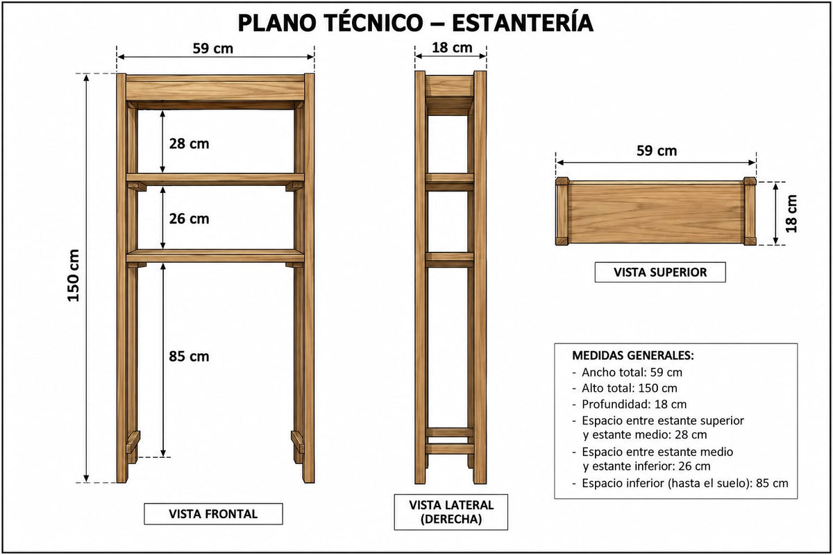 SET X2 ORGANIZADOR DE BAÑO / DISEÑO MODERNO