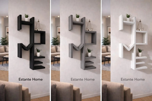 Estante Home de Madera para Pared - Repisa Flotante