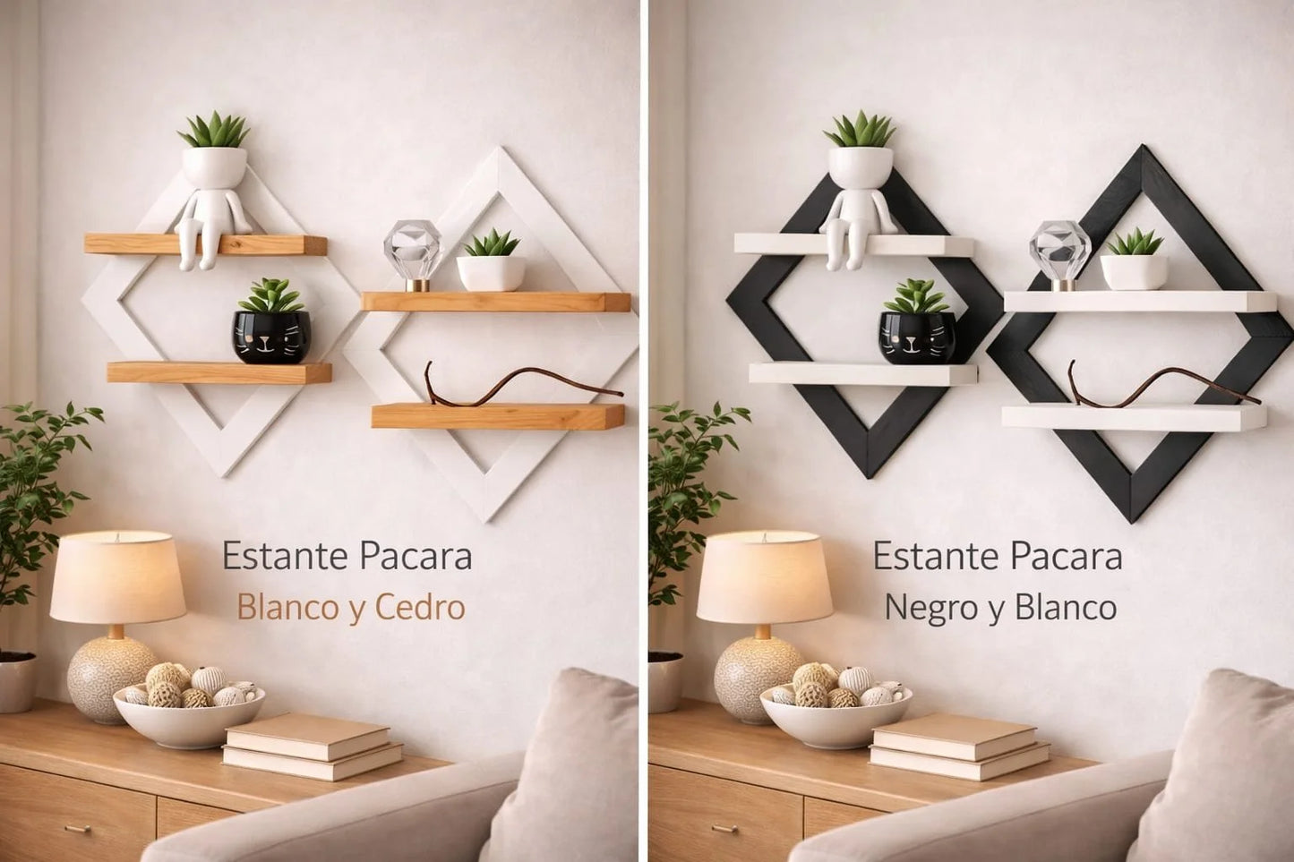 Estante Pacara de Madera Elegante