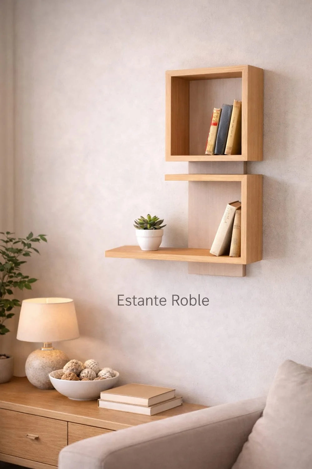 Estante Roble Minimalista
