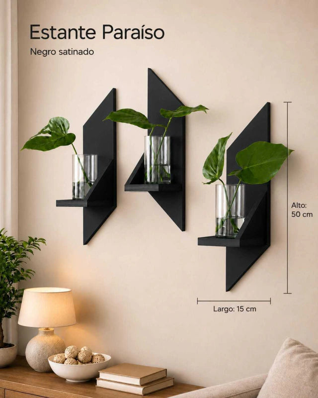 Set x3 Estante Paraíso - Elegancia y Funcionalidad