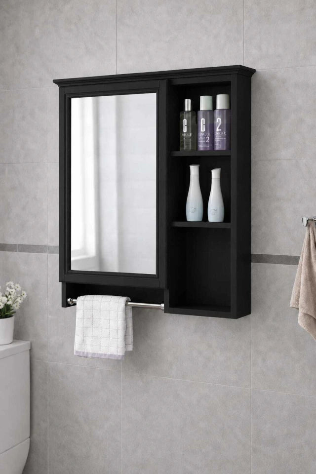 Botiquín Oslo de Madera con Espejo para Baño